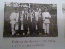 Echipa de dansuri a Caminului cultural.