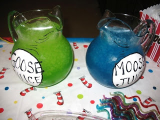 Moose Juice & Goose Juice from The Sleep Book & Green Eggs & Ham Cookbooks - Celebrate Dr Seuss birthday with Dr Seuss party food {Weekend Links} from HowToHomeschoolMyChild.com Moose Juice & Goose Juice from The Sleep Book & Green Eggs & Ham Cookbooks - Celebrate Dr Seuss birthday with Dr Seuss party food {Weekend Links} from HowToHomeschoolMyChild.com