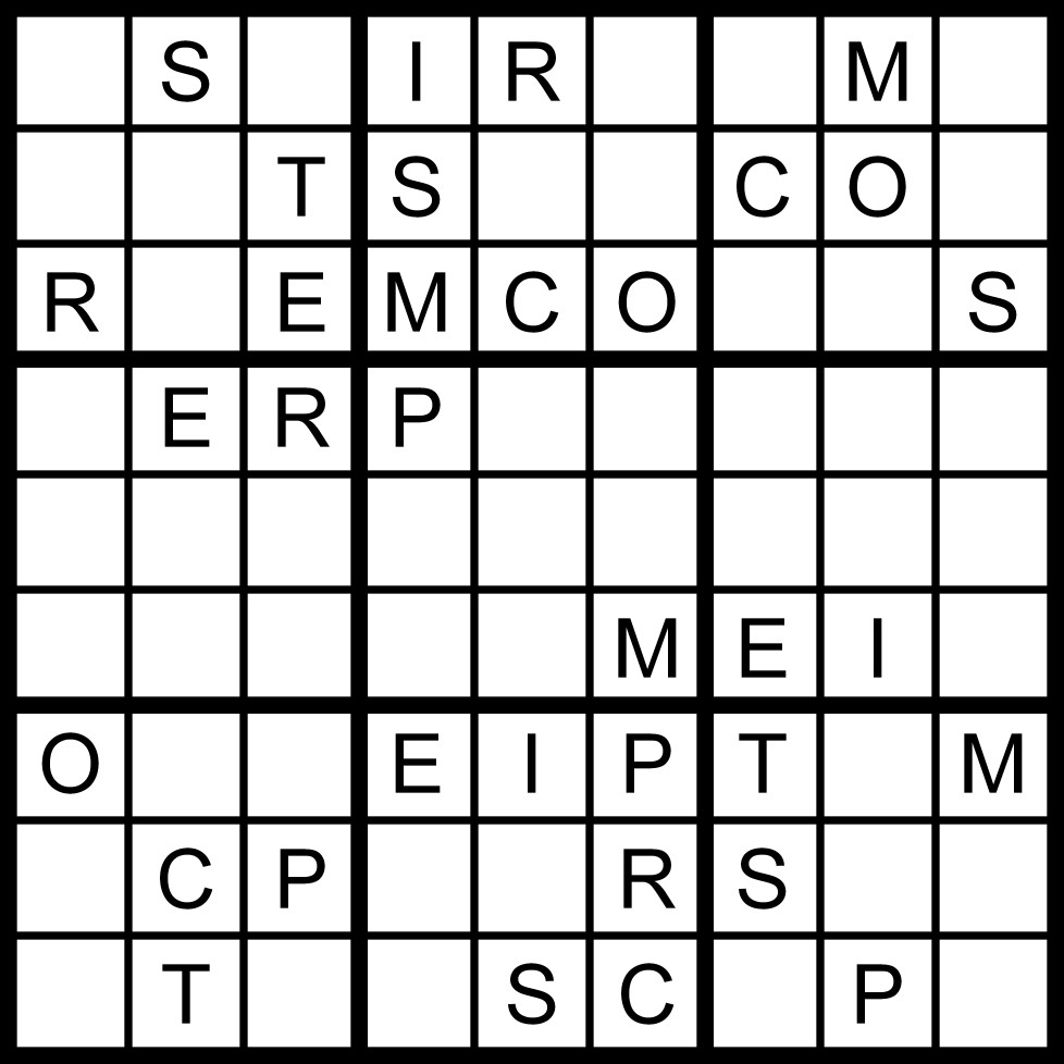 sudoku puzzle