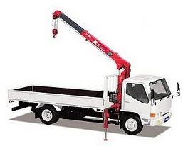 JUAL TRUCK CRANE MOUNTED