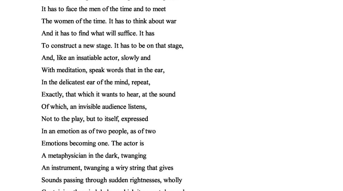 analysis of wallace stevens on modern poetry In this lesson, we will learn a brief biography of the american modernist poet wallace stevens we will also read and analyze some of his poetry. analysis of wallace stevens on modern poetry In this lesson, we will learn a brief biography of the american modernist poet wallace stevens we will also read and analyze some of his poetry.