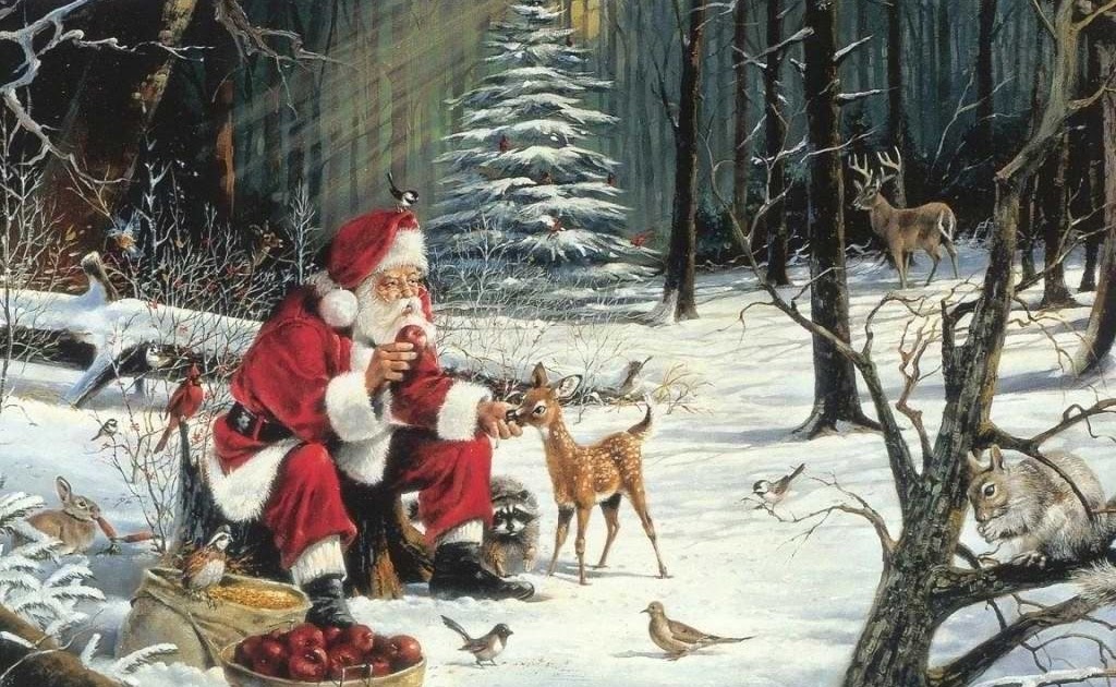 Free Holiday Wallpapers: Santa Claus Desktop Wallpapers
