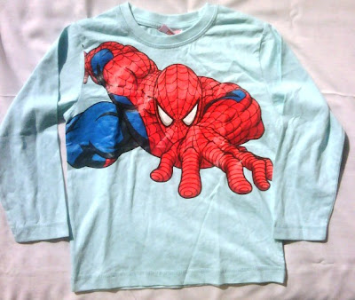 Tshirt Spiderman anak laki-laki branded 2