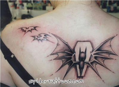 Spider Tattoo On Women's Back Making
