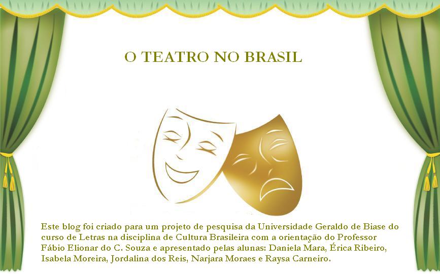 O TEATRO NO BRASIL