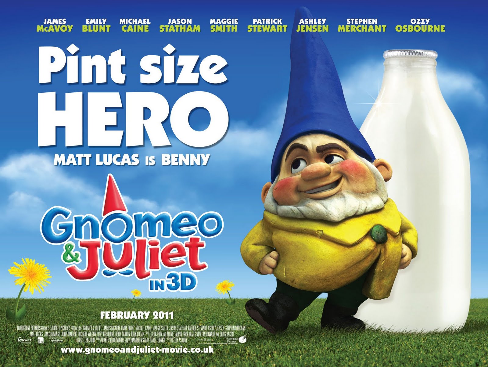 gnomeo and juliet movie poster