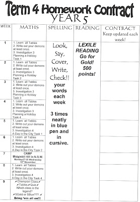 Parent-child school contract image