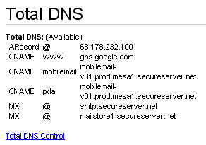 Click on Total DNS Control