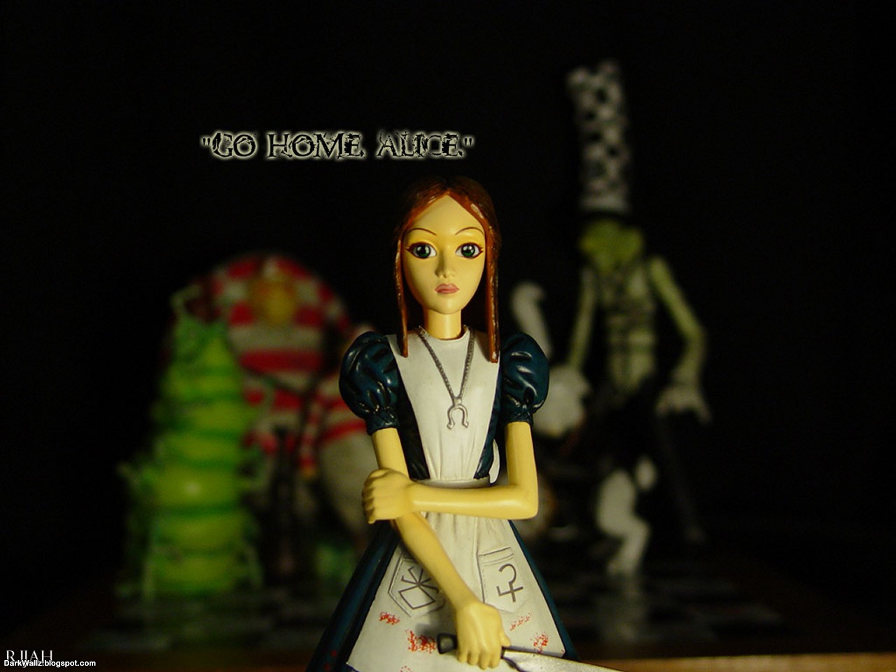 Go Home Alice | Dark Wallpaper Download