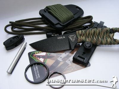 RAT Cutlery Izula Outdoor Messer - Zubehör Survival Kit RAT Cutlery Izula Outdoor Messer - zubehör Survival Kit
