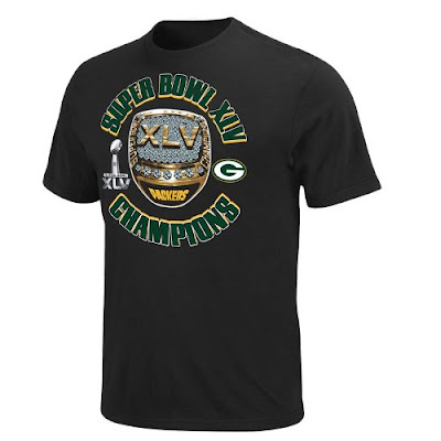 Green Bay Packers Super Bowl XLV Champions T-Shirt For Sale!