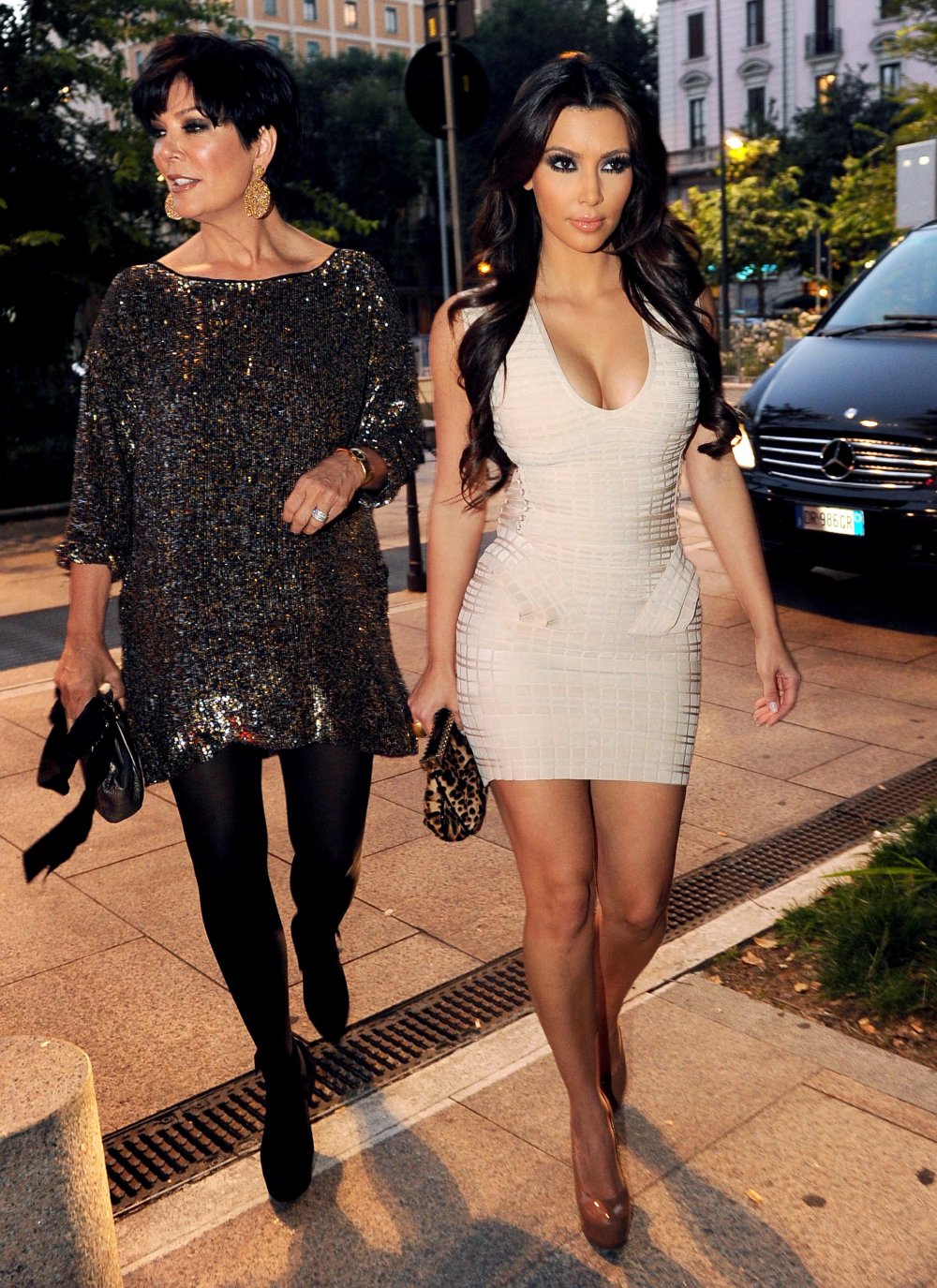 kim kardashian cleavy in a skin tight dress newly single kim