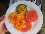 A colorful afternoon snack!