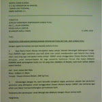 Contoh Surat Rasmi Permohonan Pertukaran Jabatan