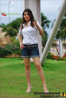 Haniska Motwani Photos In Jeans And White Shirts