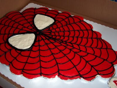 K s Cakes: Giant Spiderman Cupcake Cake
