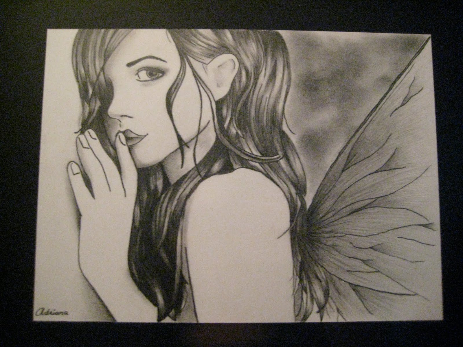 Hadas dibujo a lapiz - Imagui