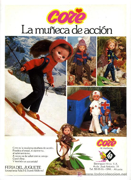 muñeca core todocoleccion