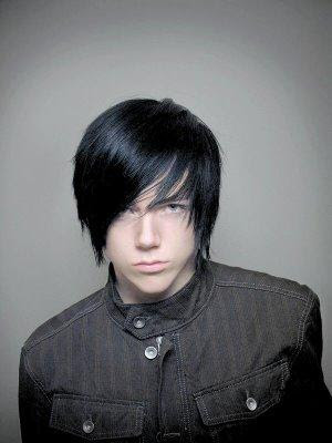 emo guys with black hair and blue eyes. Cute Emo Guys With Black Hair.