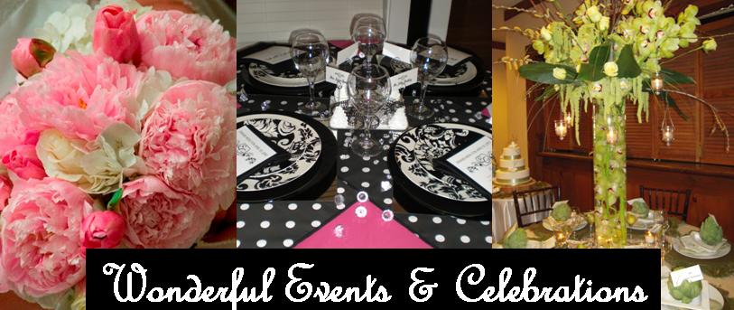 Wonderful Events & Celebrations
