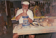 Inácio em seu atelier em Ouro Preto 3