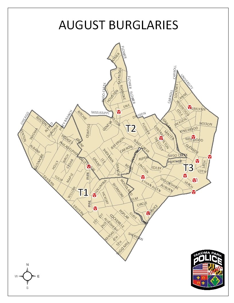 Takoma Park Zip Code Map United States Map