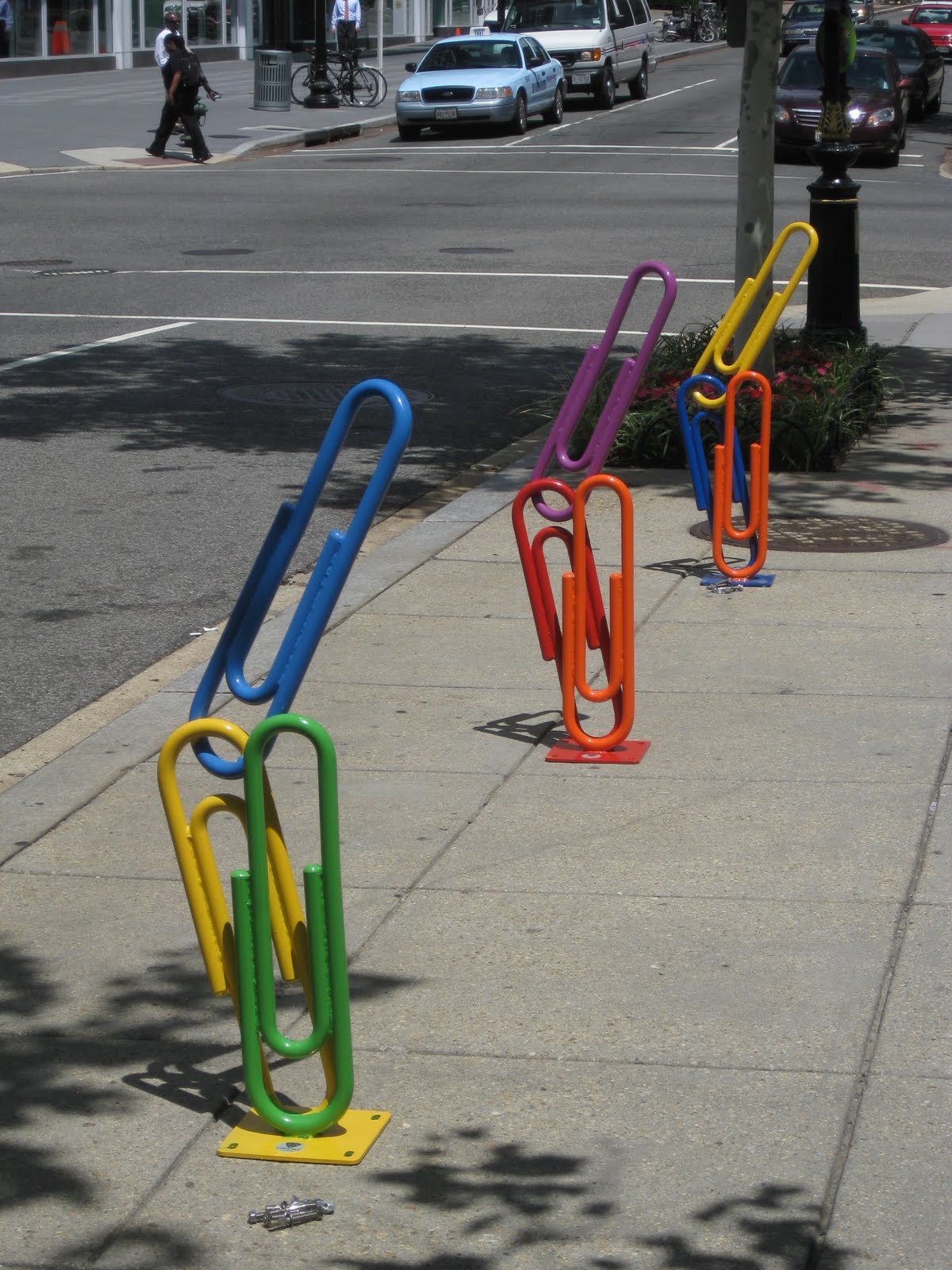 Painterly Visions GOLDEN TRIANGLE BID UNVEILS WINNING ARTISTIC BIKE RACK