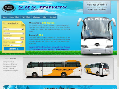 SRS Travels Online Booking : Bus Ticket Booking Website