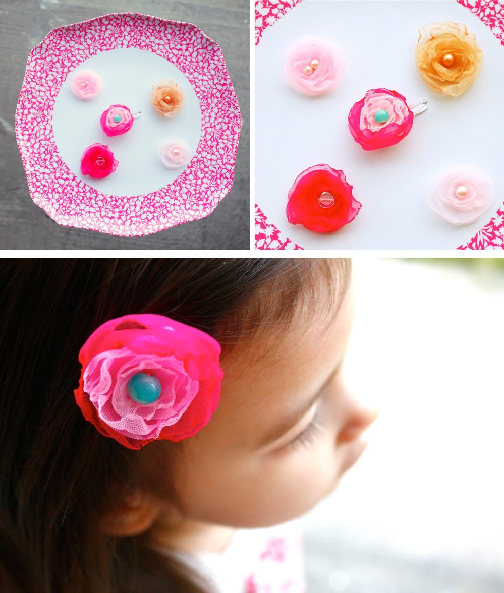 Peony Hair Clip Tutorial!