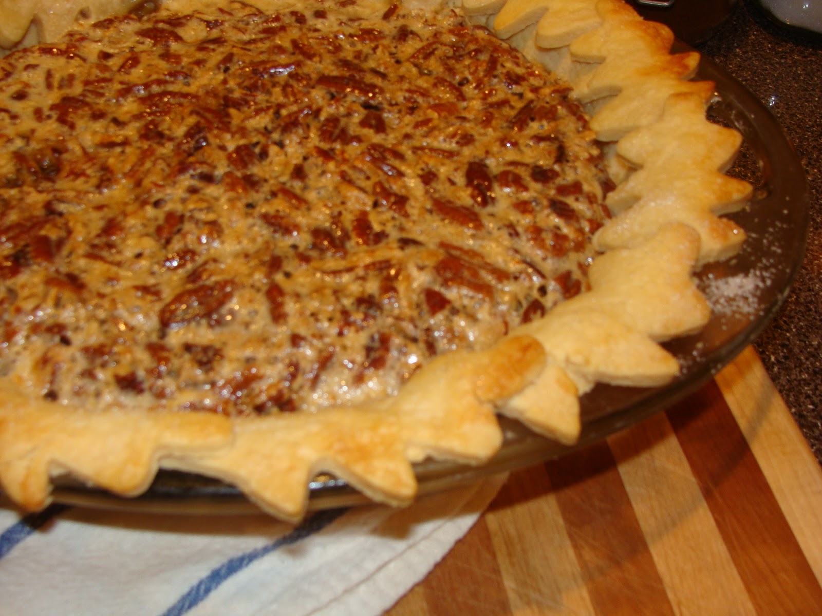 Just Cooking Honey Pecan Pie