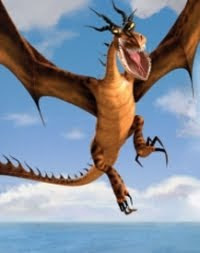 The Dragon imagined by Dreamworks is all red!