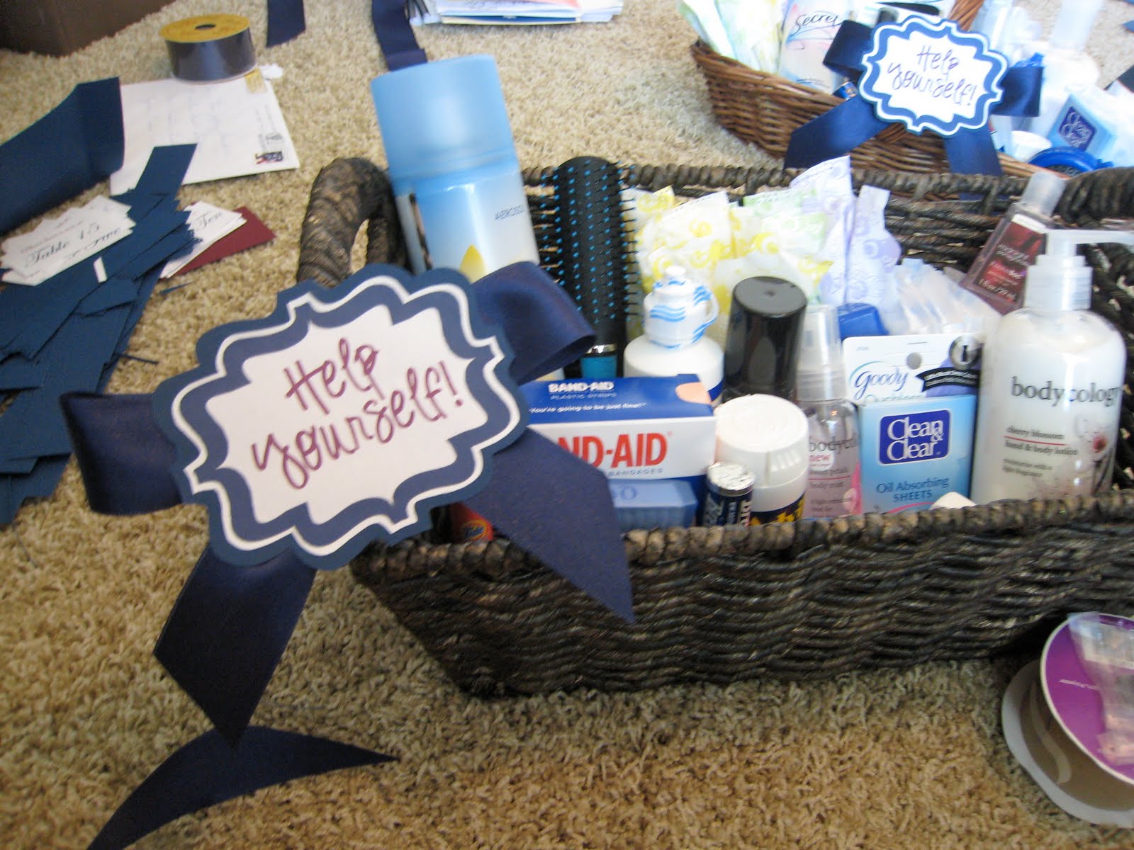 Spirals & Spatulas "Look What I Made!" Bathroom Basket Edition