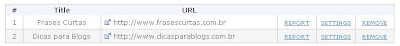 Classificação com estrelas no blog