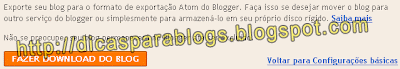 Download das Postagens