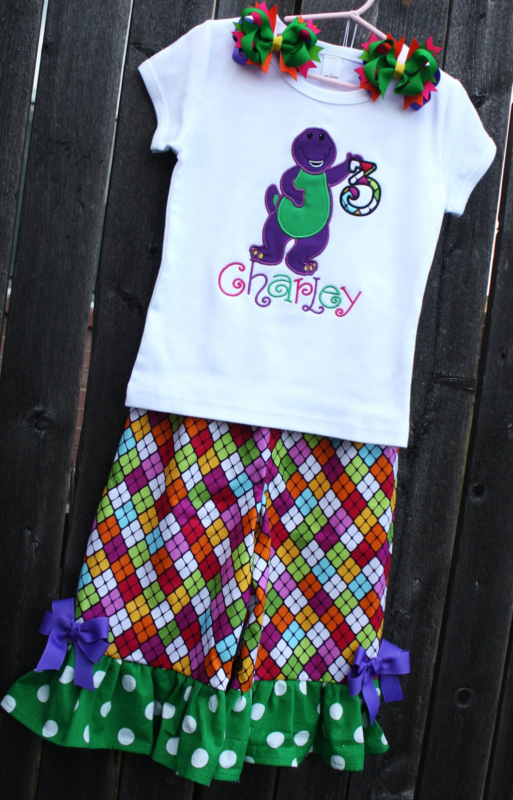 barney birthday outfit