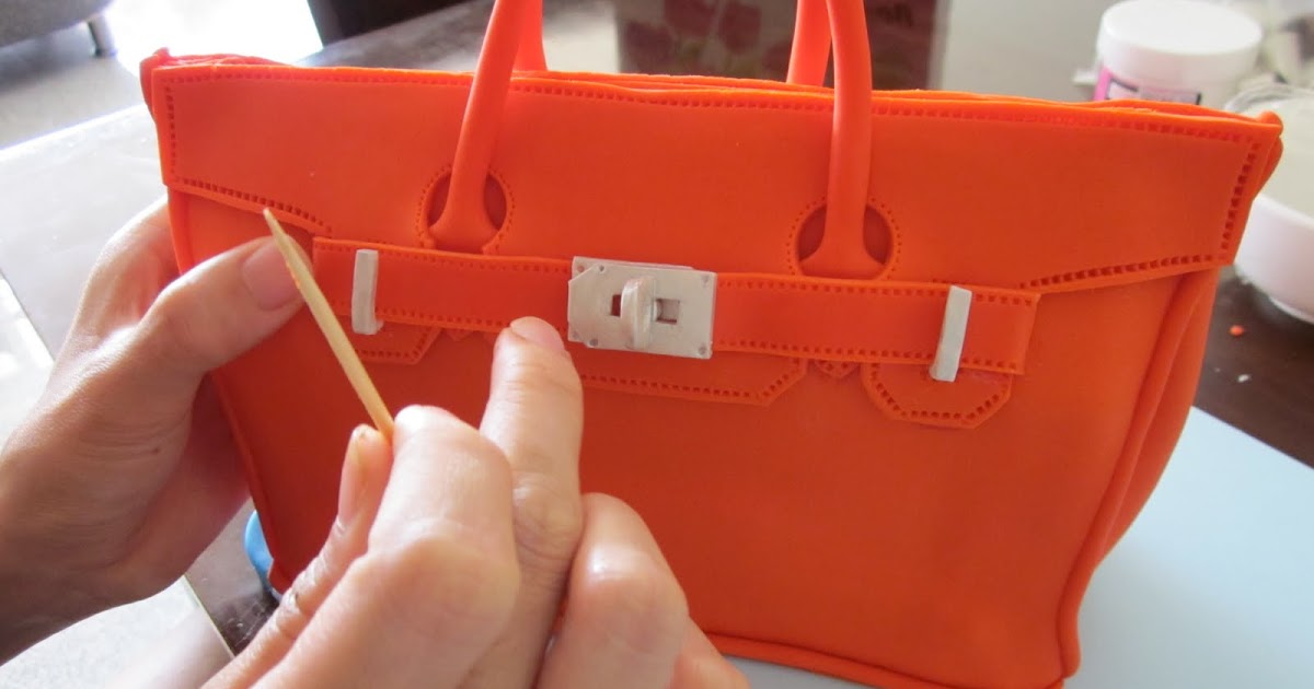 Hermes Birkin Bag Cake and Chanel Hand Bag Cake