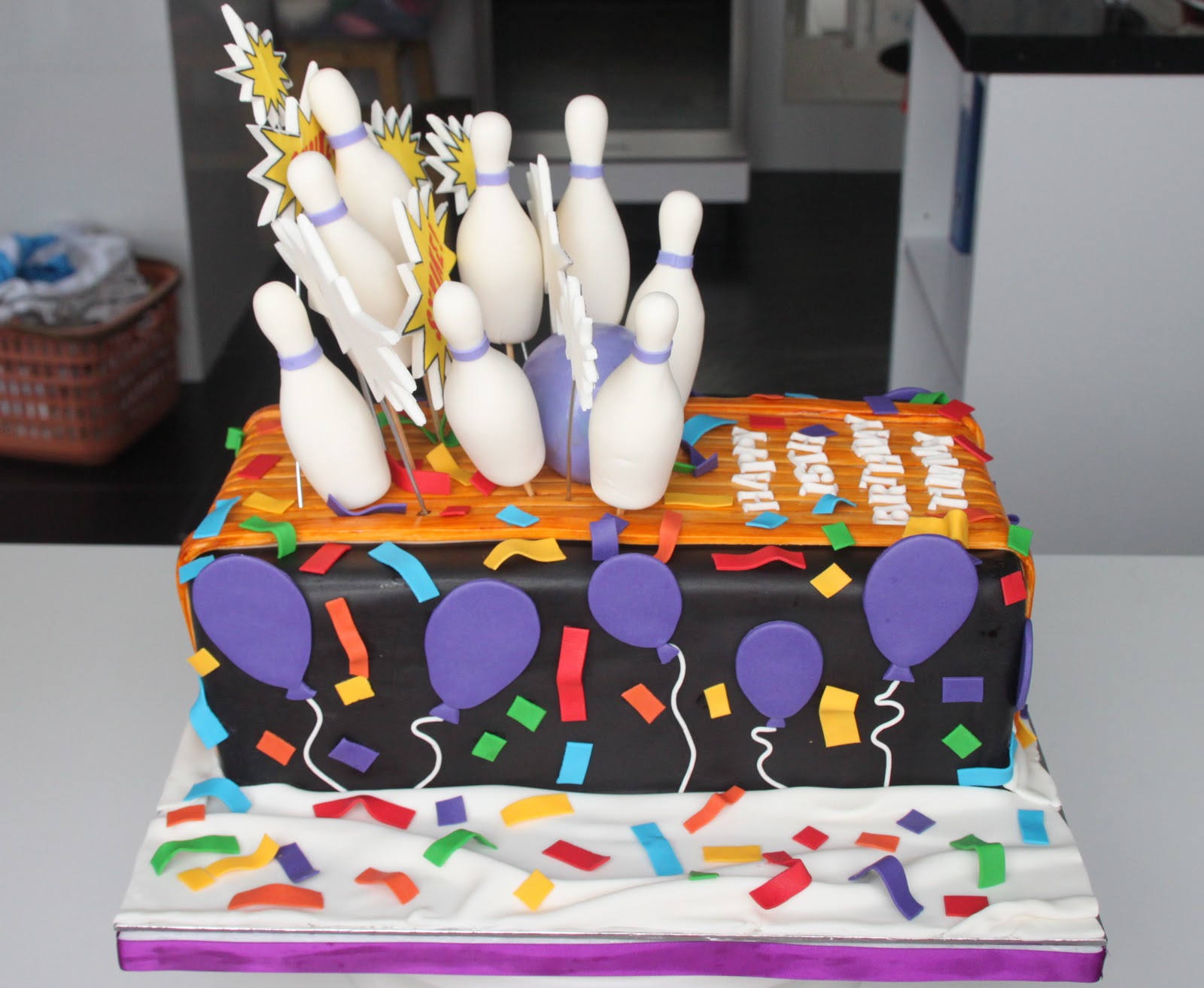 Celebrate with Cake!: Bowling Theme Cake