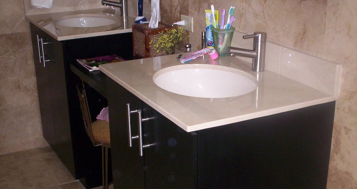 Ebanisteriasammy: Lavamanos doble con area de tocador