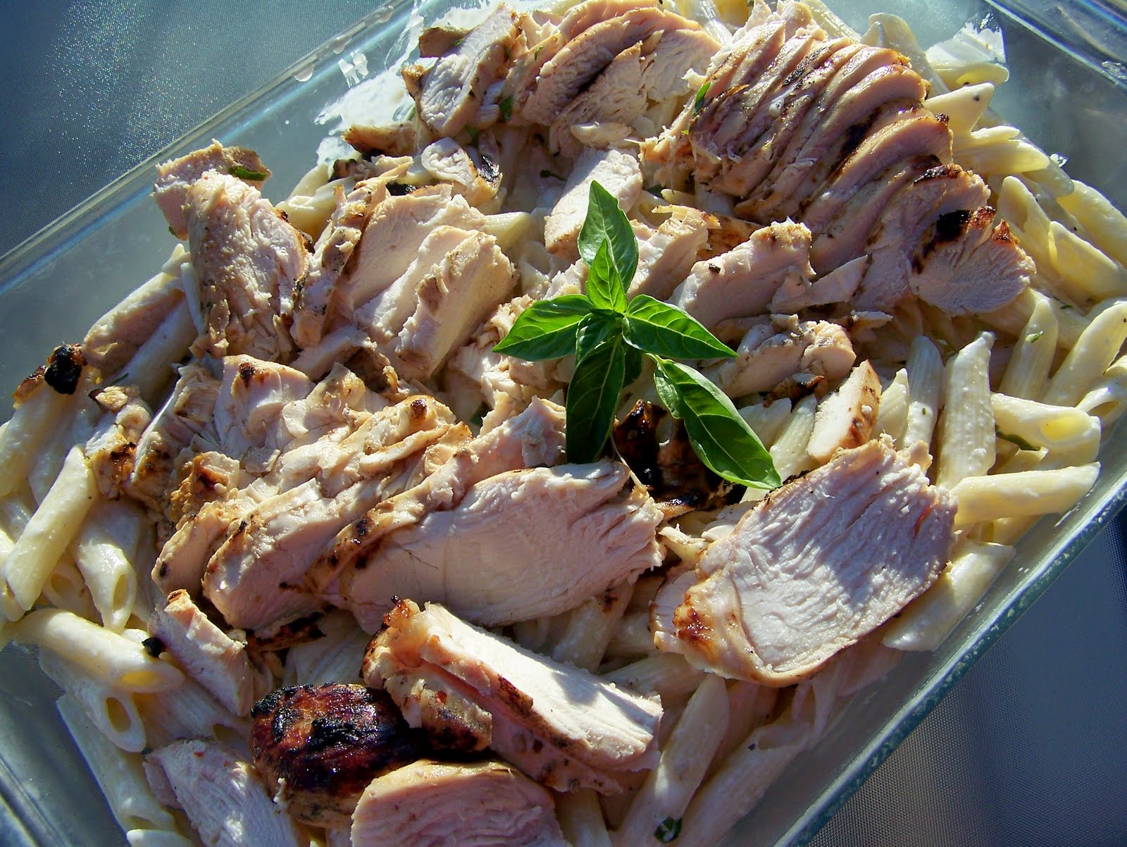 Diary of a Recipe Addict Grilled Chicken with Lemon Basil Pasta