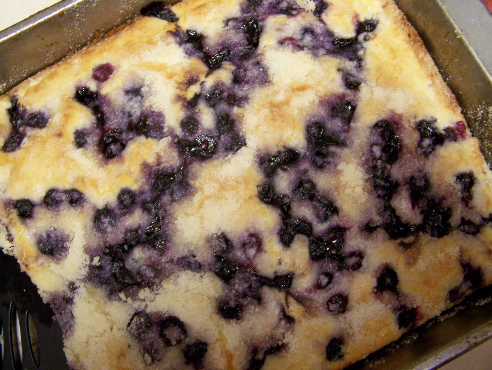 Diary of a Recipe Addict Blueberry Snack Cake