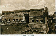PORTA ROMA TORRE DI FEDERICO II SUBITO DOPO LA 2°GUERRA MONDIALE
