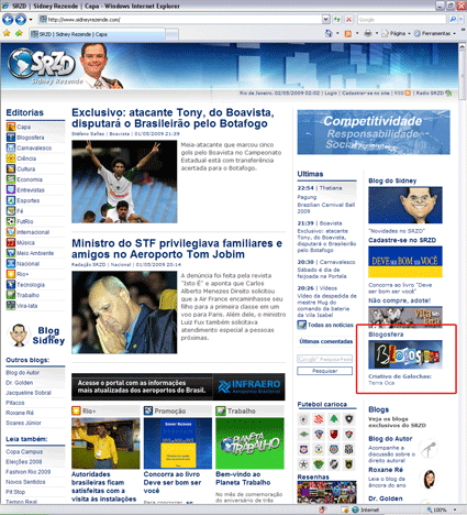 Clique aqui para acessar o site de Sidney Rezende