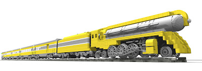 lego moc steam train