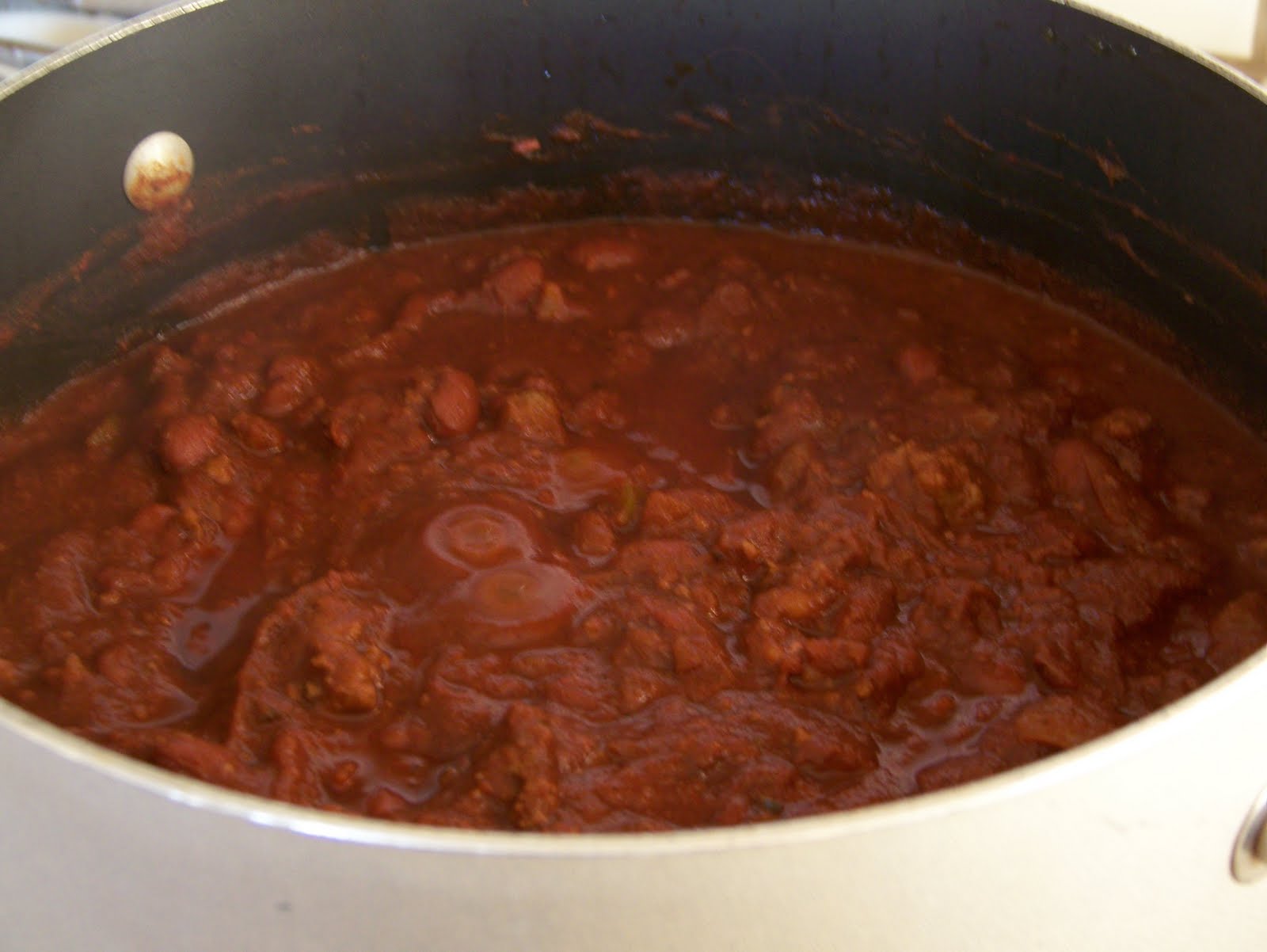 Near to Nothing Leftover Spaghetti Sauce Chili