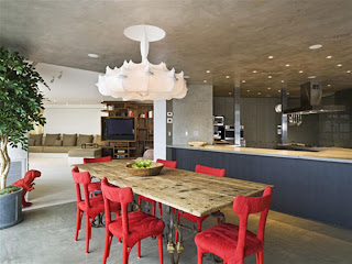 Contemporary House Interior Dining Room