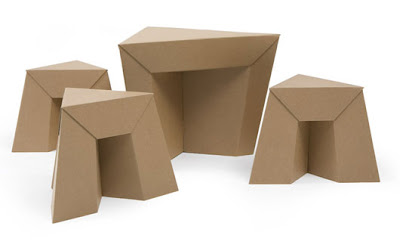 recycled cardboard, recycled cardboard sheets, recycled cardboard furniture, Belkiz Feedway
