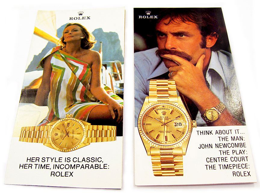 This next John Newcombe ad roger federer rolex ad. This next John Newcombe ad