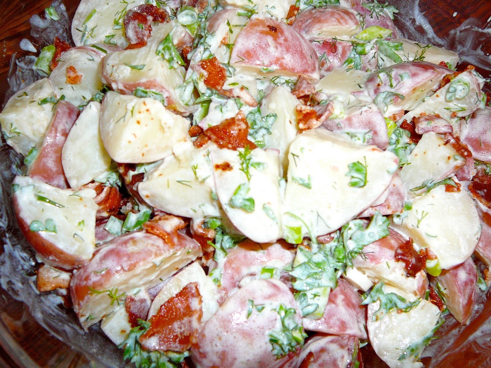 The Hidden Pantry: Red Potato Salad with Crispy Bacon and Dill