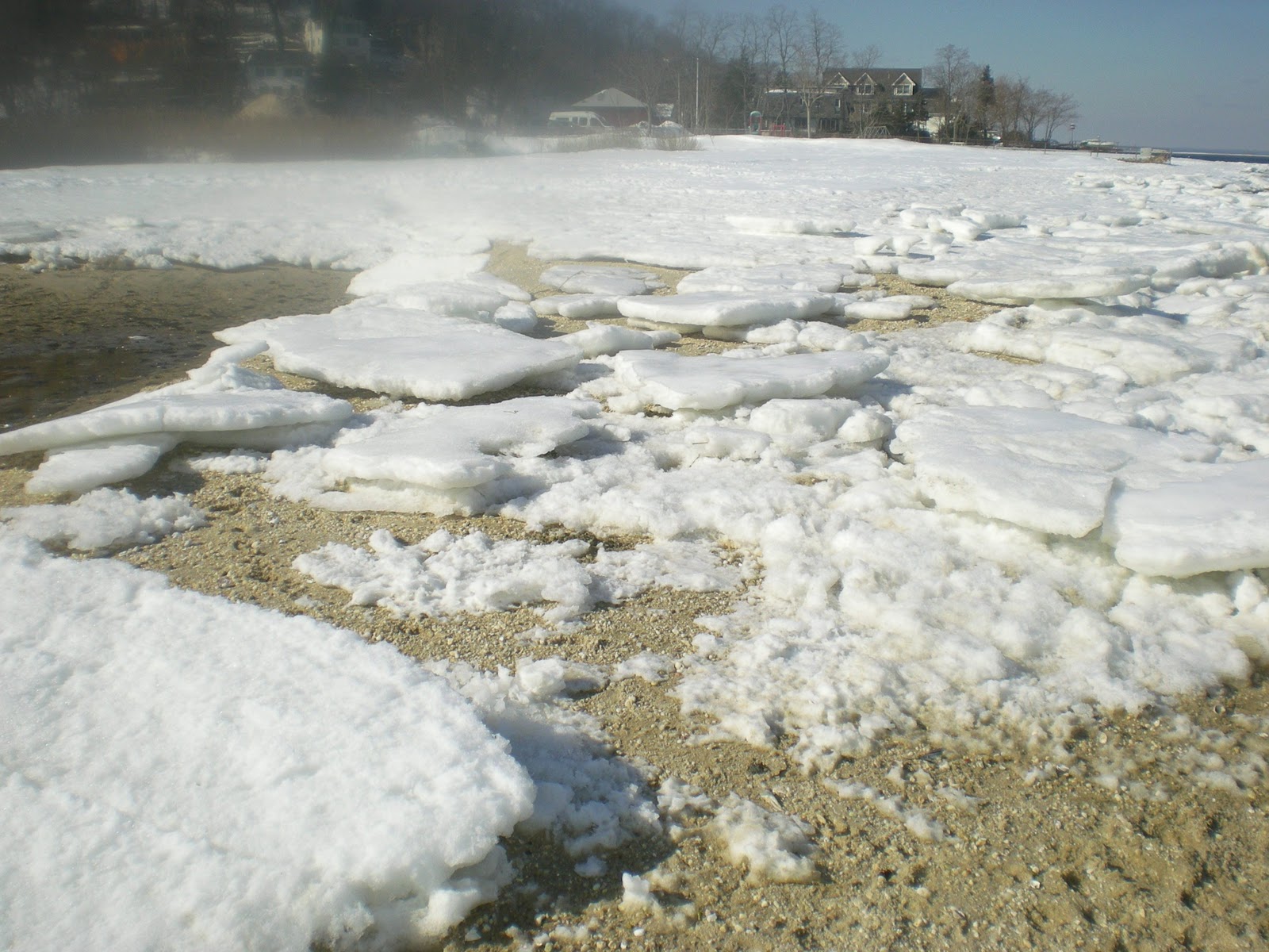 Jarvis House Fleets Cove Beach with the Winter's Snow
