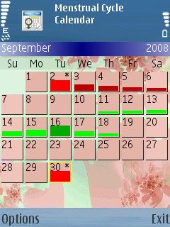 aplicativos symbian java menstrual cycle calendar v 3 menstrual cycle calendar